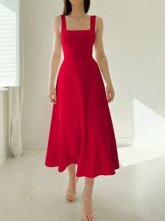 Juliane | Elegant Rygløs Maxi Kjole