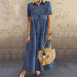 Vibeke® | Blød Denim Kjole