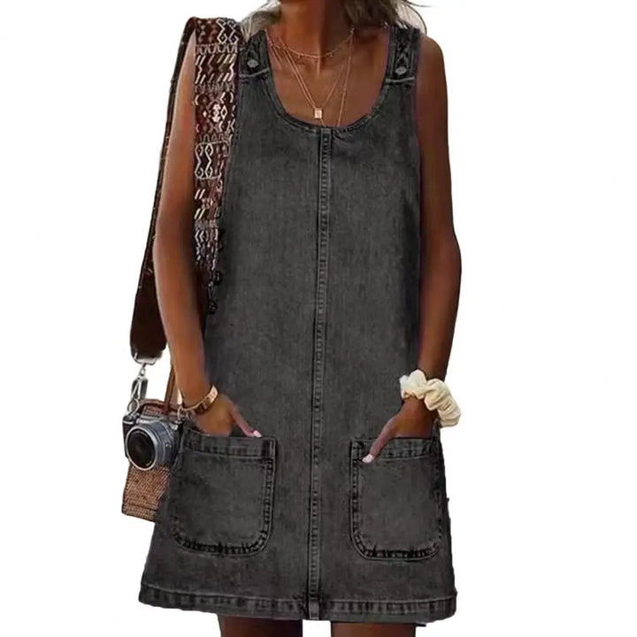 Beate® | Blød Denim Kjole