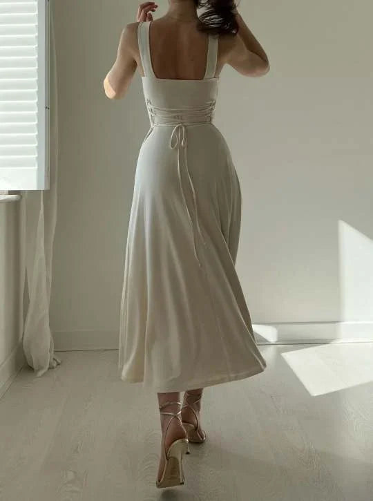 Juliane | Elegant Rygløs Maxi Kjole