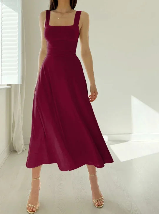 Juliane | Elegant Rygløs Maxi Kjole